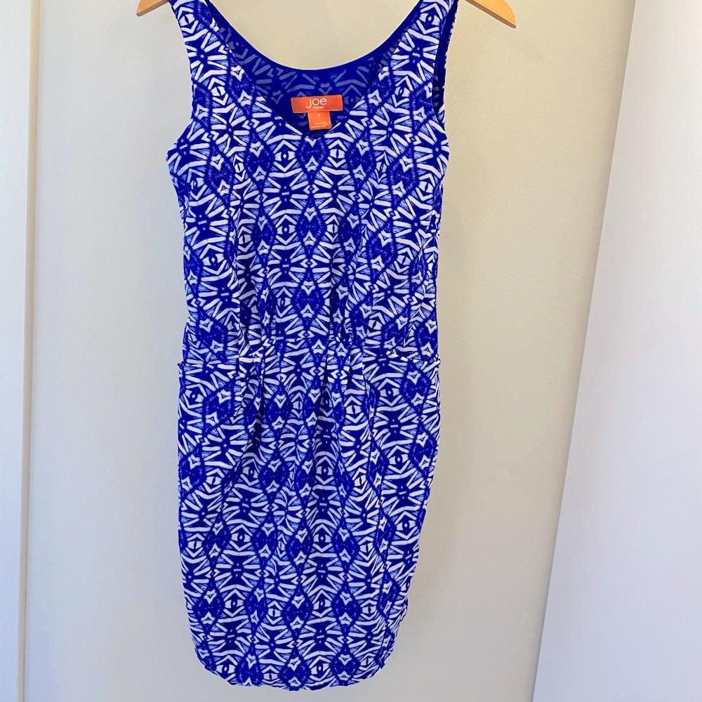 Cobalt Blue Patterned Dress
